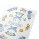 ミドリ シール 2657 PCM フレーム 青 1シート入