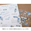 ミドリ シール 2657 PCM フレーム 青 1シート入