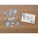 ミドリ シール 2657 PCM フレーム 青 1シート入