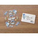 ミドリ シール 2657 PCM フレーム 青 1シート入