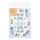 ミドリ シール 2657 PCM フレーム 青 1シート入