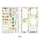 ミドリ シール  ゆるログ 北欧柄 2枚入