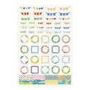 ミドリ シール  ゆるログ 飾り柄 1枚入