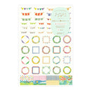 ミドリ シール  ゆるログ 飾り柄 1枚入