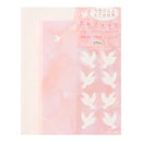 ミドリ レターセット134 花色ノキモチ 便箋／16枚入、封筒／8枚入、シール／1枚入