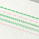 ミドリ レターセット462 活版 フレーム柄 ピンク 便箋／8枚入、封筒／4枚入