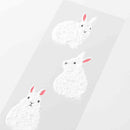 ミドリ ミニレターセット514 シール付 うさぎ柄A 便箋／12枚入、封筒／4枚入、シール／1シート入