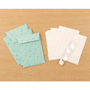 ミドリ レターセット636 シール付 アルパカ柄B 便箋／12枚入、封筒／4枚入、シール／1シート入