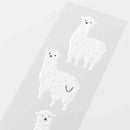 ミドリ レターセット636 シール付 アルパカ柄B 便箋／12枚入、封筒／4枚入、シール／1シート入