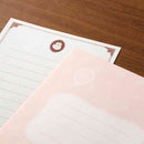 ミドリ レターセット922 コラージュ ネコ柄 便箋／9枚入、封筒／3枚入、シール／1シート入