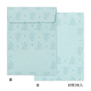 ミドリ レターセット925 ダイカット ライチョウ柄 便箋／6枚入、封筒／3枚入