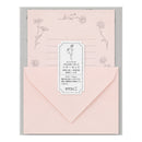 ミドリ レターセット929 花色和紙 ピンクA 便箋／16枚入、封筒／8枚入