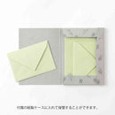 ミドリ レターセット931 花色和紙 緑A 便箋／16枚入、封筒／8枚入