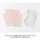 ミドリ 一筆箋 封筒付 花色和紙 ピンク 1冊