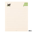 ミドリ レターセット えがお ねこ柄 1パック