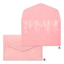 ミドリ ミニレターセット ドライフラワー柄 1パック