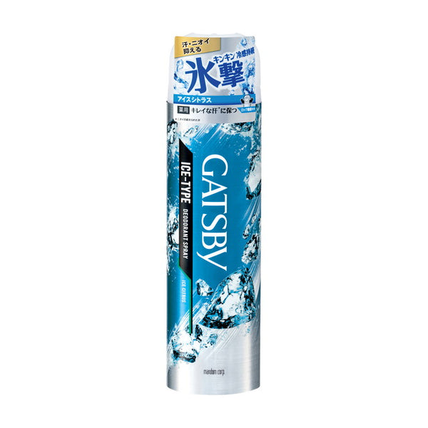 [医药部外品] GATSBY Ice Deo Spray Ice Citrus 135g