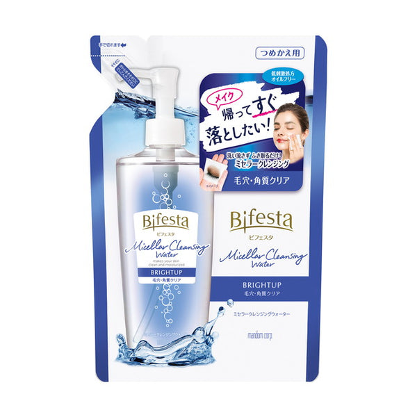 Mandom Bifesta Micellar Cleansing Water Bright Up Refill 360ml