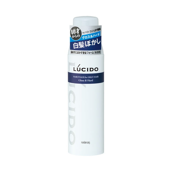 Lucido hair styling foam for gray hair gloss &amp; hard 185g