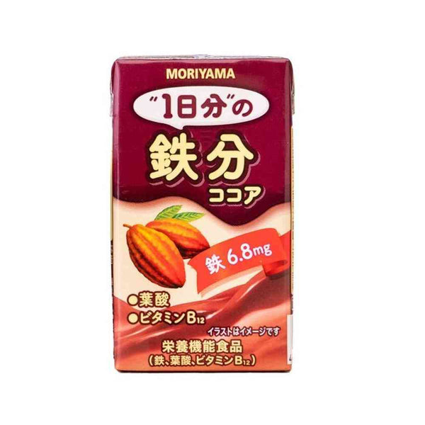 ◆守山乳業 一日分の鉄分 ココア 125ml