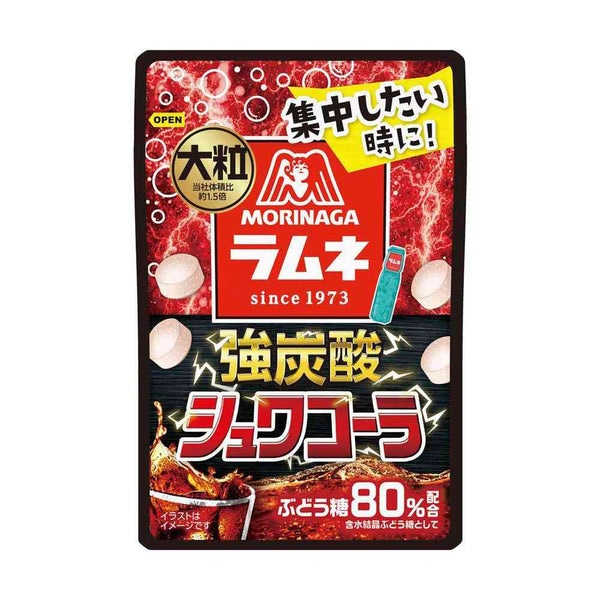 ◆森永製菓 大粒ラムネ 強炭酸 シュワコーラ 25g
