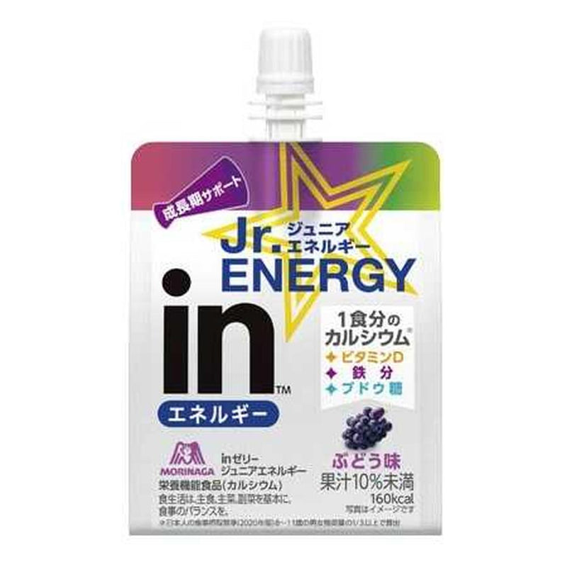 ◆森永製菓 inゼリー ジュニア エネルギー ＜ぶどう味＞ 180g