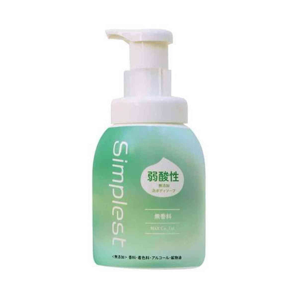 マックス Simplest 弱酸性 無添加 泡ボディソープ 本体 400ml