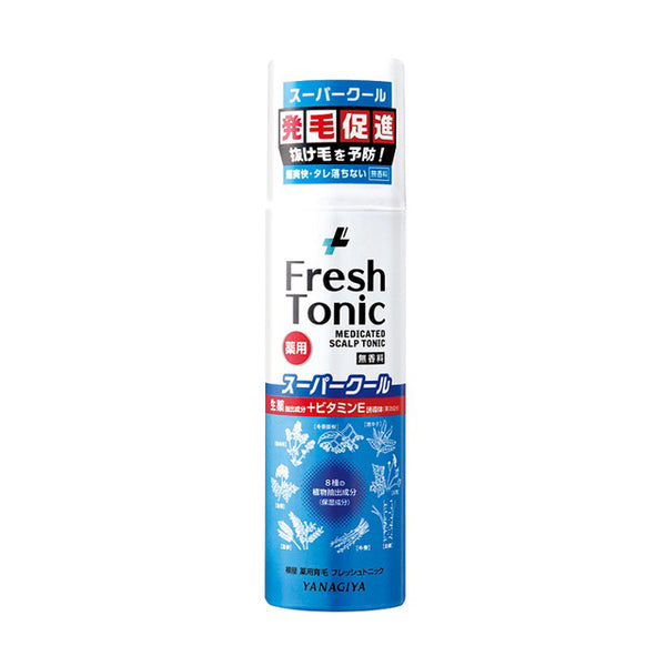 [Quasi-drug] Yanagiya Honten Medicated Hair Growth Fresh Tonic Unscented Super Cool 190g *