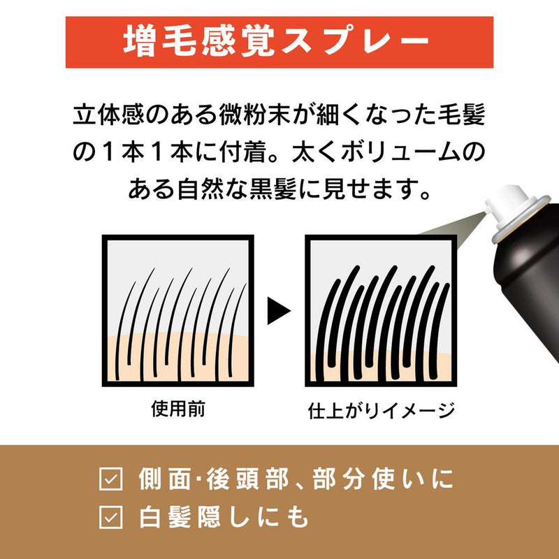 Yanagiya Top Shade Speedy Cover Spray 大号天然黑色 250G