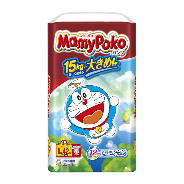 Mommy Poko Pants L Doraemon 42 pieces
