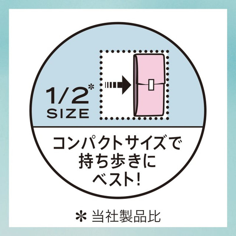 センターインコンパクト1／2 ホワイトシャボンの香り 特に多い昼用 16枚