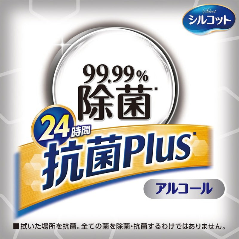 シルコット99.99％除菌ウェット抗菌Plus詰替 34枚×3