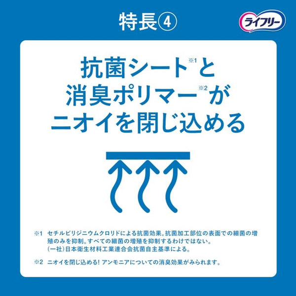 ライフリー さわやかパッド男性用 特に多い時も安心徳用200cc 22枚