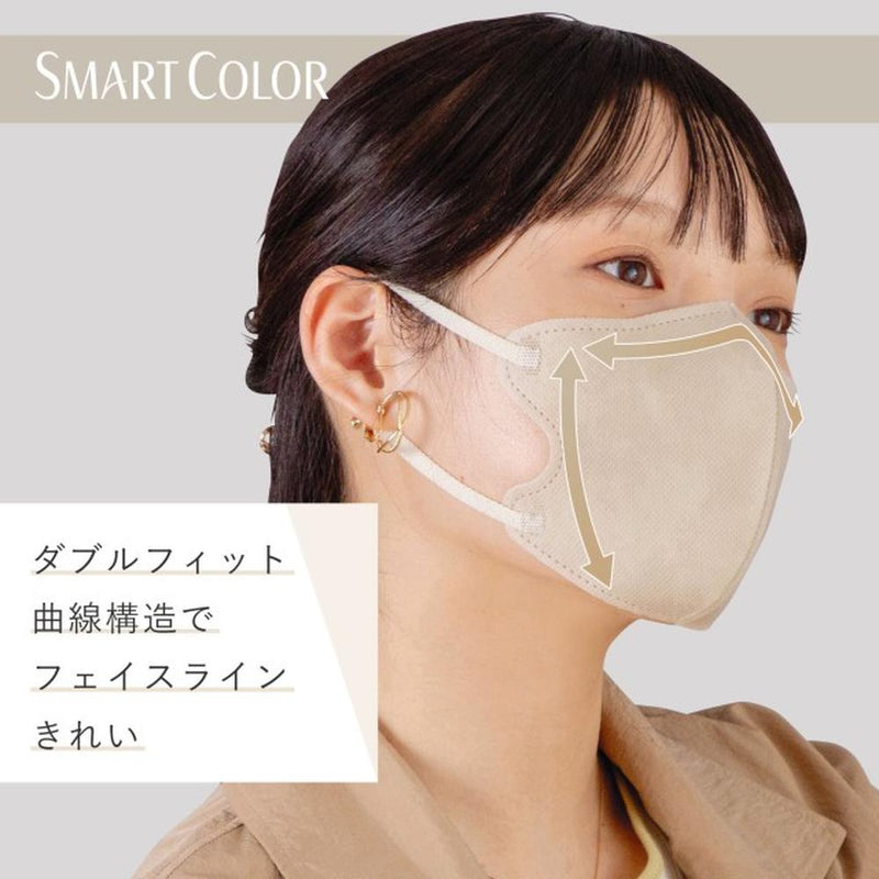 ユニ・チャーム 超快適マスク SMARTCOLOR（スマートカラー） Beige（ナチュラルベージュ） ふつう 7枚入