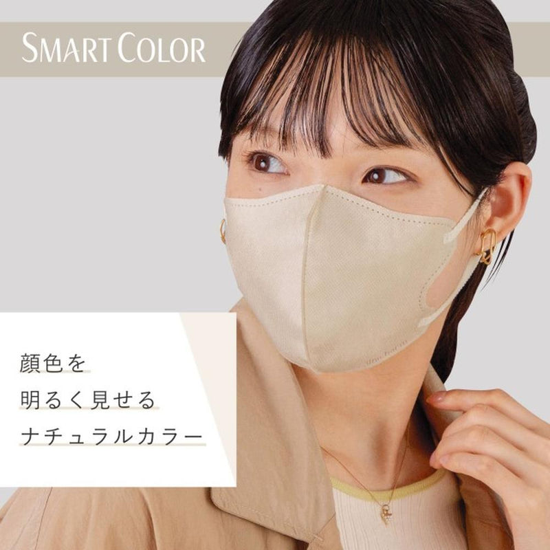 ユニ・チャーム 超快適マスク SMARTCOLOR（スマートカラー） Beige（ナチュラルベージュ） ふつう 7枚入