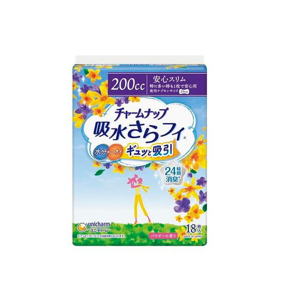ユニ・チャーム チャームナップ 特に多い時も1枚で安心用 200cc 18枚