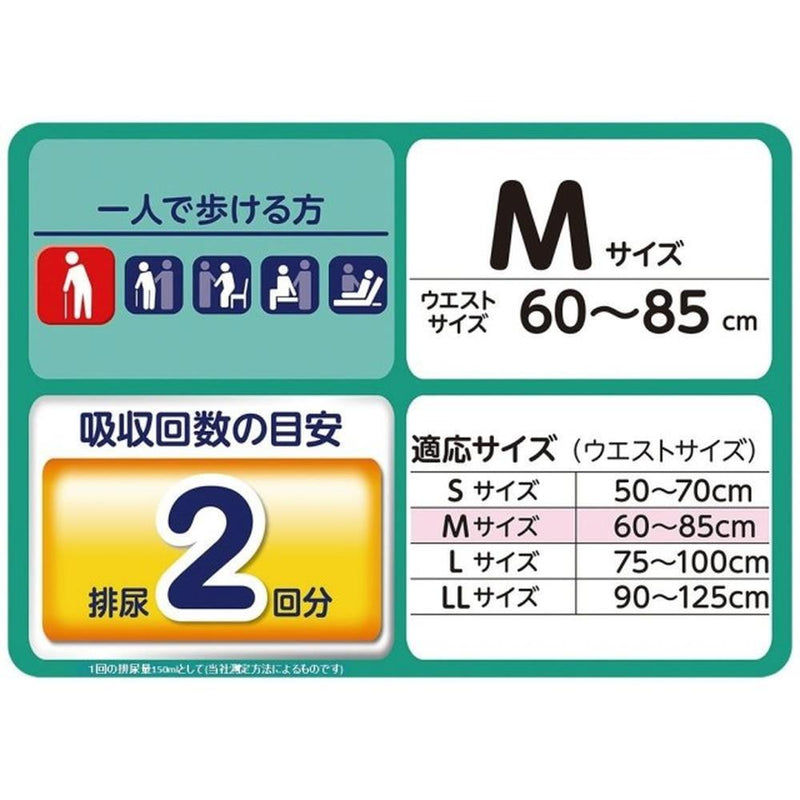 ライフリーうす型軽快パンツ M 22枚x4個パック