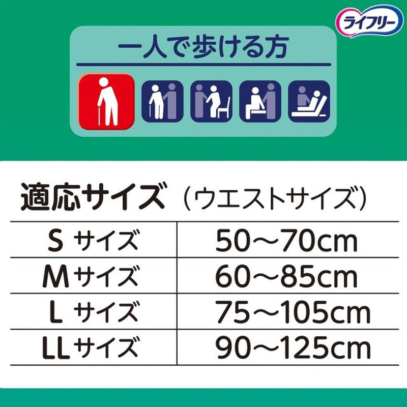 ライフリーうす型軽快パンツ M 22枚x4個パック