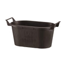 大和プラ販 グロウコンテナ ブラック オーバル25型