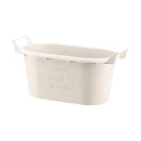 大和プラ販 グロウコンテナ ホワイト オーバル33型