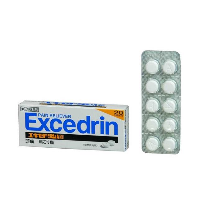 [指定第2类医药品] 狮王Excedrin A片剂 20片 [根据自我用药征税制度]