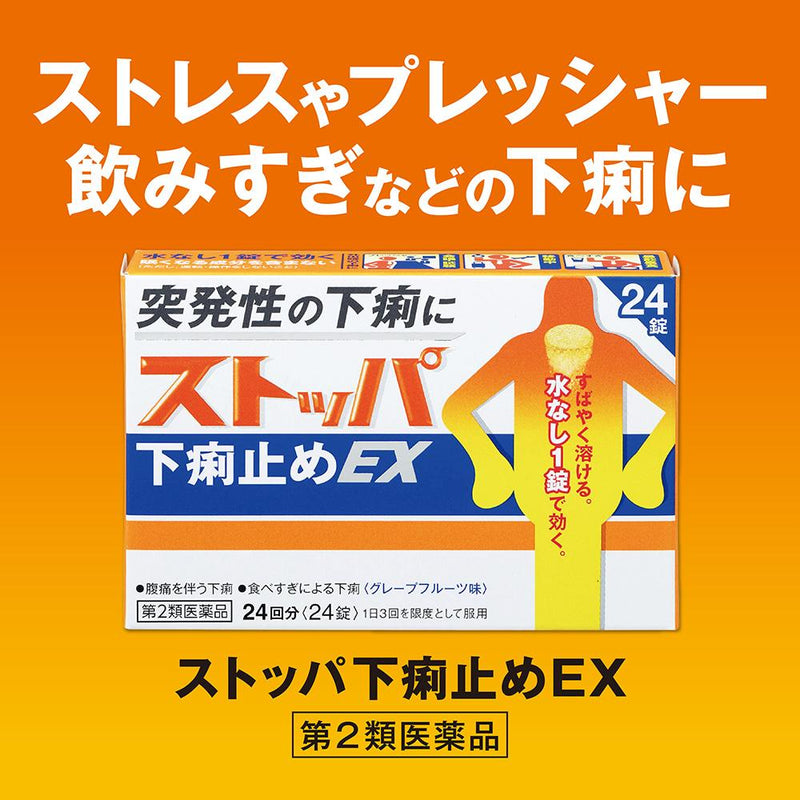 【第2類医薬品】ストッパ下痢止めEX  24錠