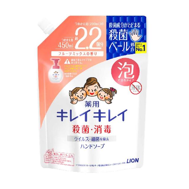 Kirei Kirei Foam Hand Soap Fruit Mix Refill 450ml