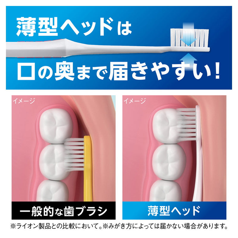 Lion Systema Toothbrush, Firm Bristle Type, Super Compact, Regular, 1 ○ Color cannot be selected