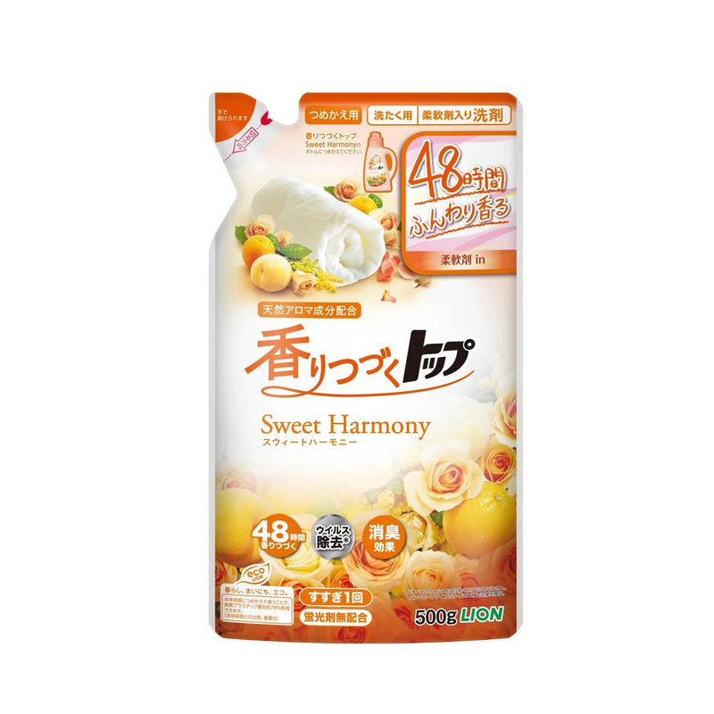 ライオン 香りつづくトップSweetHarmony 詰替 500g