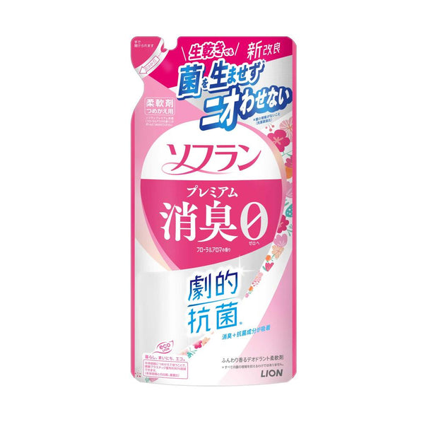 ライオン ソフラン プレミアム 消臭0 フローラルアロマ 詰め替え 380ml