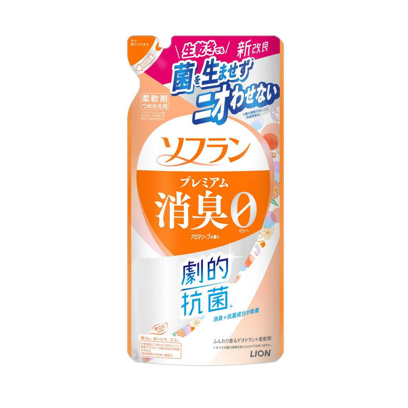 ライオン ソフラン プレミアム 消臭0 アロマソープ 詰め替え 380ml