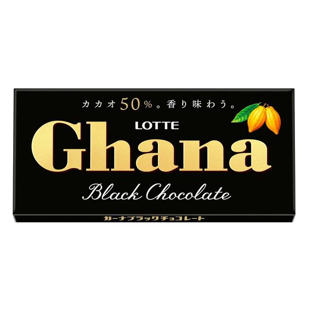 ◆Lotte Ghana Black Chocolate 50g