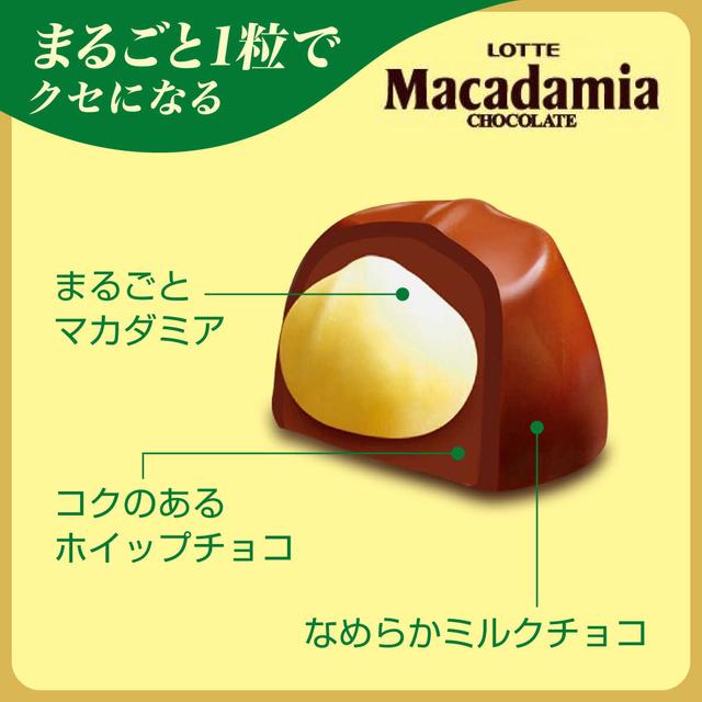 ◆Lotte macadamia chocolate 9 pieces