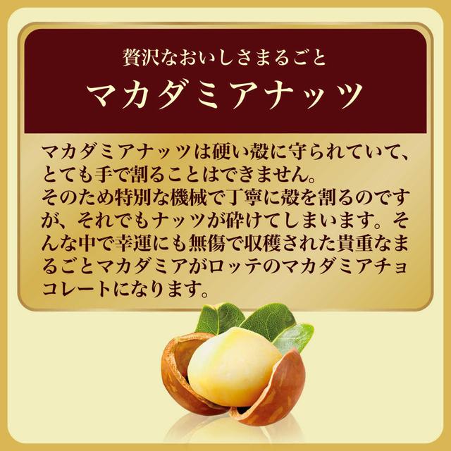 ◆Lotte macadamia chocolate 9 pieces